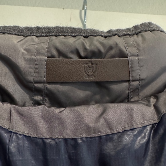 Massimo Dutti Men’s Quilted Jacket with Wool Blend Panels – Gray – Medium - Picture 6 of 10